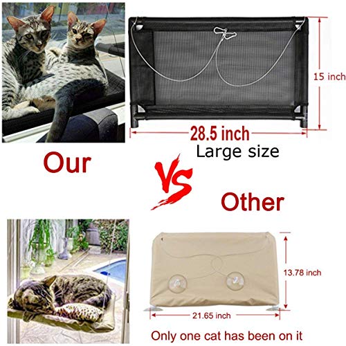 Cat Bed Window Perch Hammock Sunny Seat for Larger Cats Perches Window