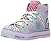 Skechers Kids Girls' Shuffles-Twist N'Turns Sneaker,gray/multi,1.5 M US Little Kid