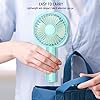 JUMKEET-Mini-Handheld-Portable-Fan-Desk-Fan-USB-Rechargeable-Battery-2600-mAh-Personal-Fan-with-Base-Table-Fan-Cooling-Electric-Sport-Fan-3-Speeds-for-Home-Travel-Office-Room-Outdoor-School-Blue Jumkeet Mini Handheld Portable Fan Desk Fan USB Rechargeable Battery 2600 mAh, Personal Fan with Base, Table Fan Cooling…