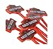 Harley-Davidson Nostalgic Bar & Shield Stir Sticks, Set of 25, Orange HDL-18541