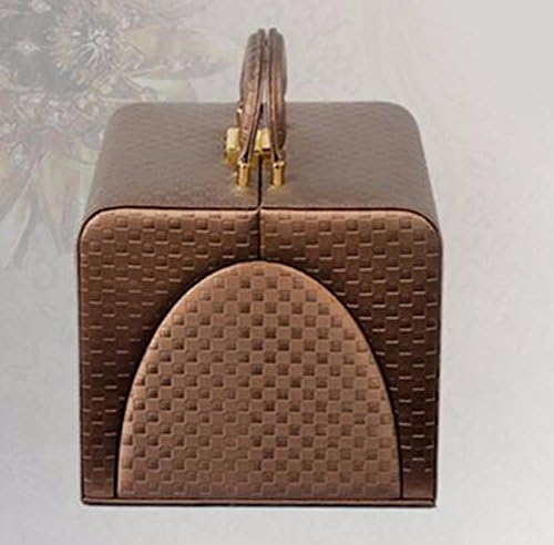 QPSSP Jewelry Box, European Style Watch, Jewelry Box, Cosmetic Box, Jewelry Box, Birthday Gift, Female Gift,D