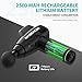 Muscle Massager, Massage Gun 20 Adjustable Speeds Rechargeable Cordless Handheld Deep Tissue Percussion Muscle Massager with 4 Replaceable Massage Heads, Touch Screen and Portable Bag for Athletes