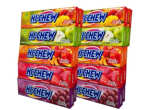 Morinaga Hi-chew Fruit Chews Assorted Fruit Flavors (Pack of 20)