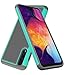 Dahkoiz for Samsung Galaxy A50 Case with Tempered Glass Screen Protector, Dual Layer Drop Protection Cover Protective Phone Case for Samsung Galaxy A50/A50S/A30S, Mint