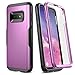 YOUMAKER Case for Galaxy S10e, Metallic Purple Case with Built-in Screen Protector Heavy Duty Protection Full Body Shockproof Slim Fit Cover for Samsung Galaxy S10e 5.8 inch (2019) - Purple