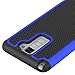 LG Stylo 2 Case, LK [Shock Absorption] Drop Protection Hybrid Dual Layer Armor Defender Protective Case Cover for LG Stylo 2 (Blue)