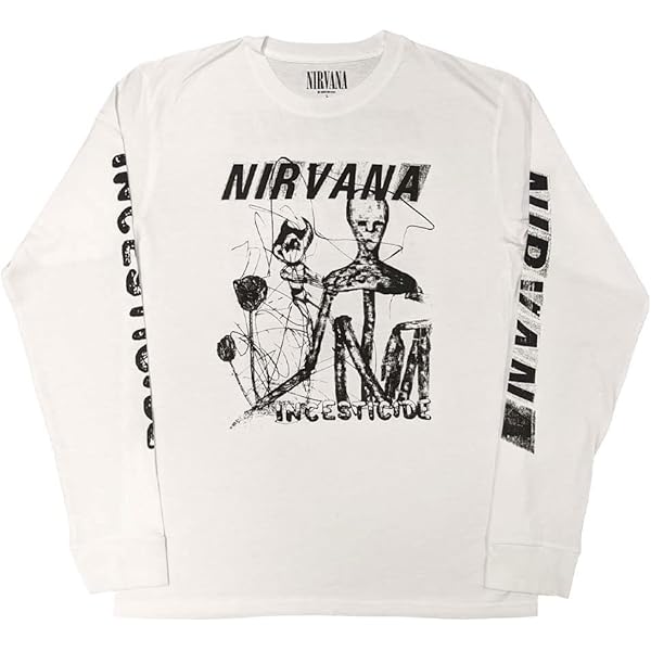 Nirvana Kurt Cobain Serpent Snake Oficial Camiseta Para Hombre
