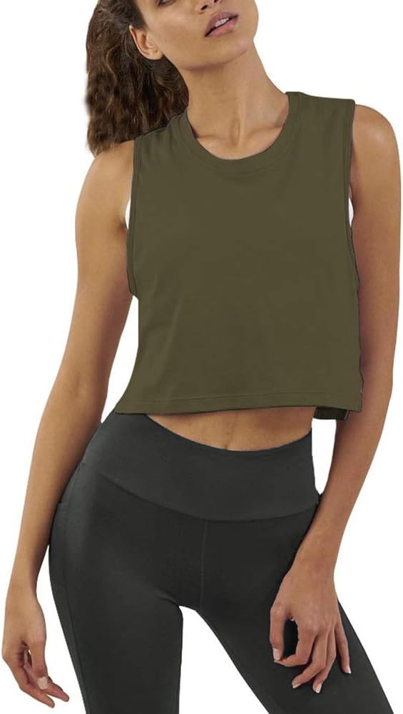 best workout crop tops on amazon prime
