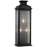 Feiss Generation Lighting-Sean Lavin-Three Light Outdoor Wall Sconce in Transitional Style-8 Inch Wide by 23.88 Inch Tall