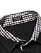 Coofandy Men's Casual Dress Shirt Button Down Shirts (XX-Large, NEW-Black)