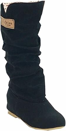 wide calf slouch boots uk