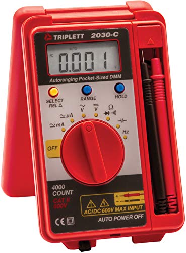 Triplett Pocket-Sized CAT II 4000 Count Digital