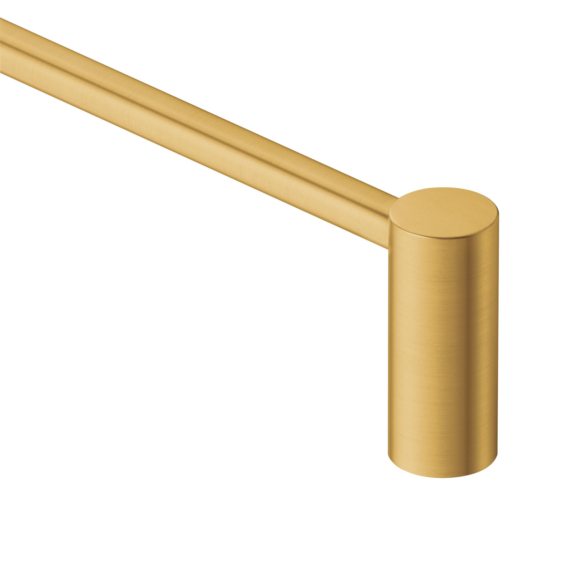 Photo 1 of ***Missing Hardware****Moen Align Brushed Gold 18-Inch Modern Single -Towel Bar, YB0418BG