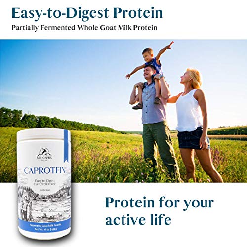MT. CAPRA SINCE 1928 Caprotein Casein Protein Concentrate, Fermented