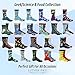 Luther Pike Seattle Funny Socks for Men: Funky Dress Socks, Crazy Fun Socks for April Fool's Day Gift