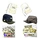 Blue and Gray Civil War Kepi Hats ~ Deluxe Set with Hats, Haversacks and Civil War Play Money and Civil War Fact Sheet by Creative Kids Toys Roleplay Set