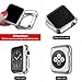 Apple Watch Series 2 Case 42mm, Alritz Plated Soft Slim TPU Protective Case Flexible Anti-scratch Bumper Cover for iWatch Series 2, Silver
