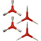 S SYDIEN 4Pcs Y-Shaped 3 Way Socket Wrench, Bike Repair Tools Triangle Allen Wrench Outer Spanners 4/5/6mm Bike Bicycle Cycling Wrenches Y-Type 8/9/10mm