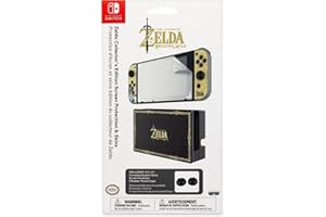 PDP Gaming Zelda Collector's Edition Play and Protect Screen Protection and Skins Screen Protector, Console Skin, 2 Joy Con Skins: Zelda - Nintendo Switch