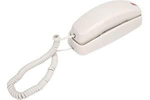 FAUOSWUK Big Button Volume Control Wall Mountable Corded Phone for Seniors, Flashing Light, Line Power Mode for Home, Office 