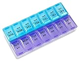 MEDca Weekly Pill Organizer, Twice-a-Day, 1 Pill Organizer