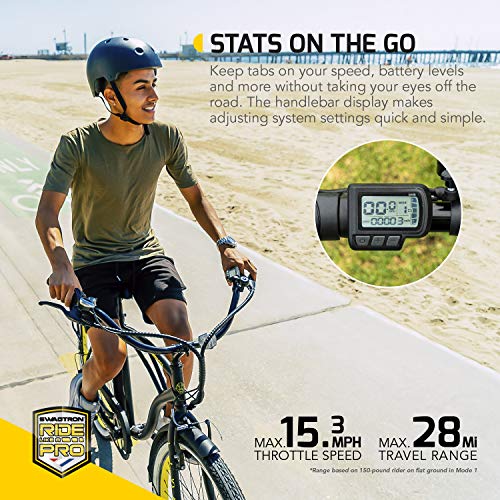 Swagtron Swagcycle EB11 Cruiser Electric Bicycle with Removable