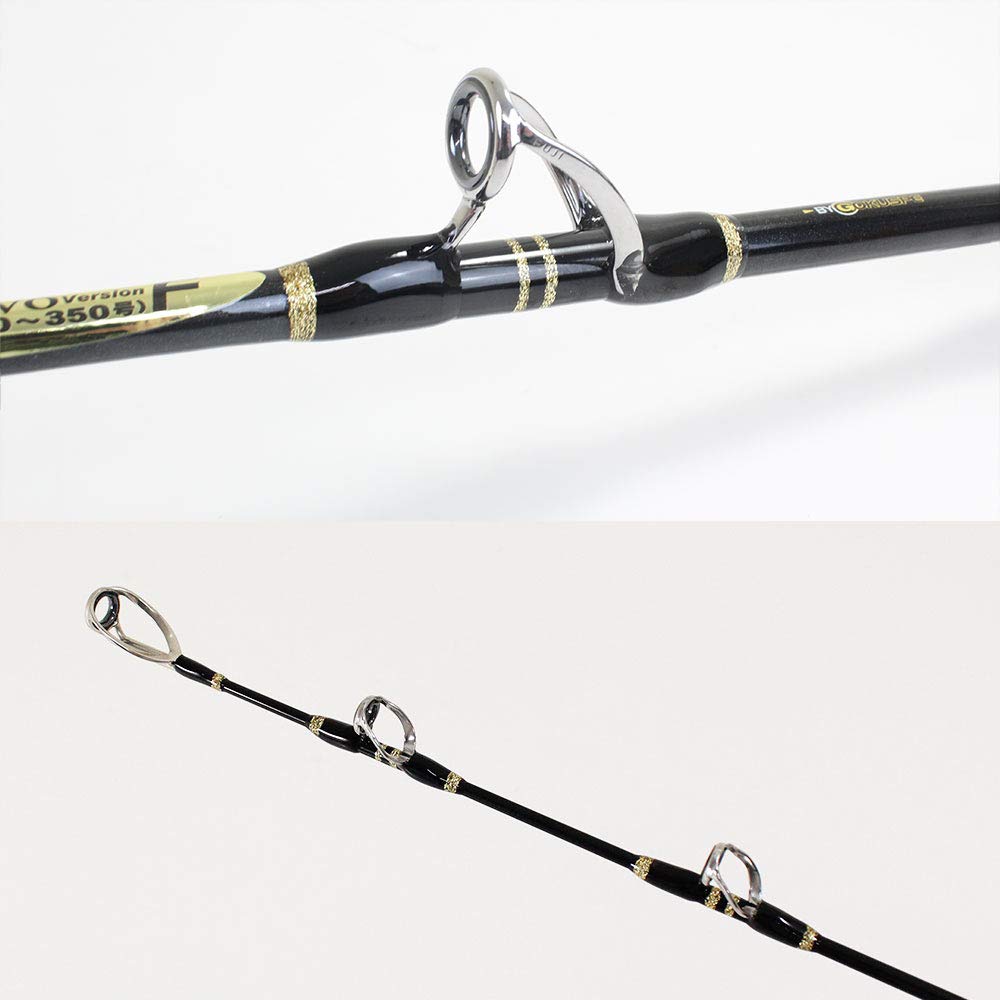 プロトタイプ デカ当て付 180 400 Bk ブラック 総糸巻 Out Is 0868 B07qk1pq7j P シルバーガイド 100 400号 Grandevo Version F スタンディング 竿袋なし 船竿 楽天