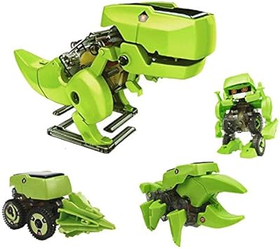 FunBlast 4 in 1 DIY Solar kit for Kids,Solar Powered Dinosaur Mounting Kit Science Solar Toy
