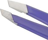 Tweezerman Blooming Lilac Mini Slant Tweezer with Travel Case view 2