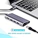 USB C Hub, VSTYLE Aluminum Multi-Port Adapter 8-in-1 4K HDMI USB Type-C Hub with 3xUSB 3.0 Type-A Ports, Gigabit Ethernet Port, SD/Micro Card Readers Premium USB-C Dock for MacBook Pro