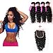 Perstar Hair 7A Grade Brazilian Water Wave 3 Bundles with Closure Uprocessed Virgin hair with 4