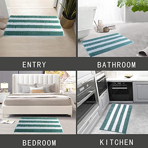 2PC Super Cozy Shaggy Chenille Bathroom Rugs ,19\