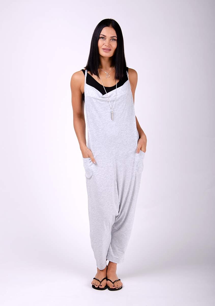 relaxed jersey jumpsuit