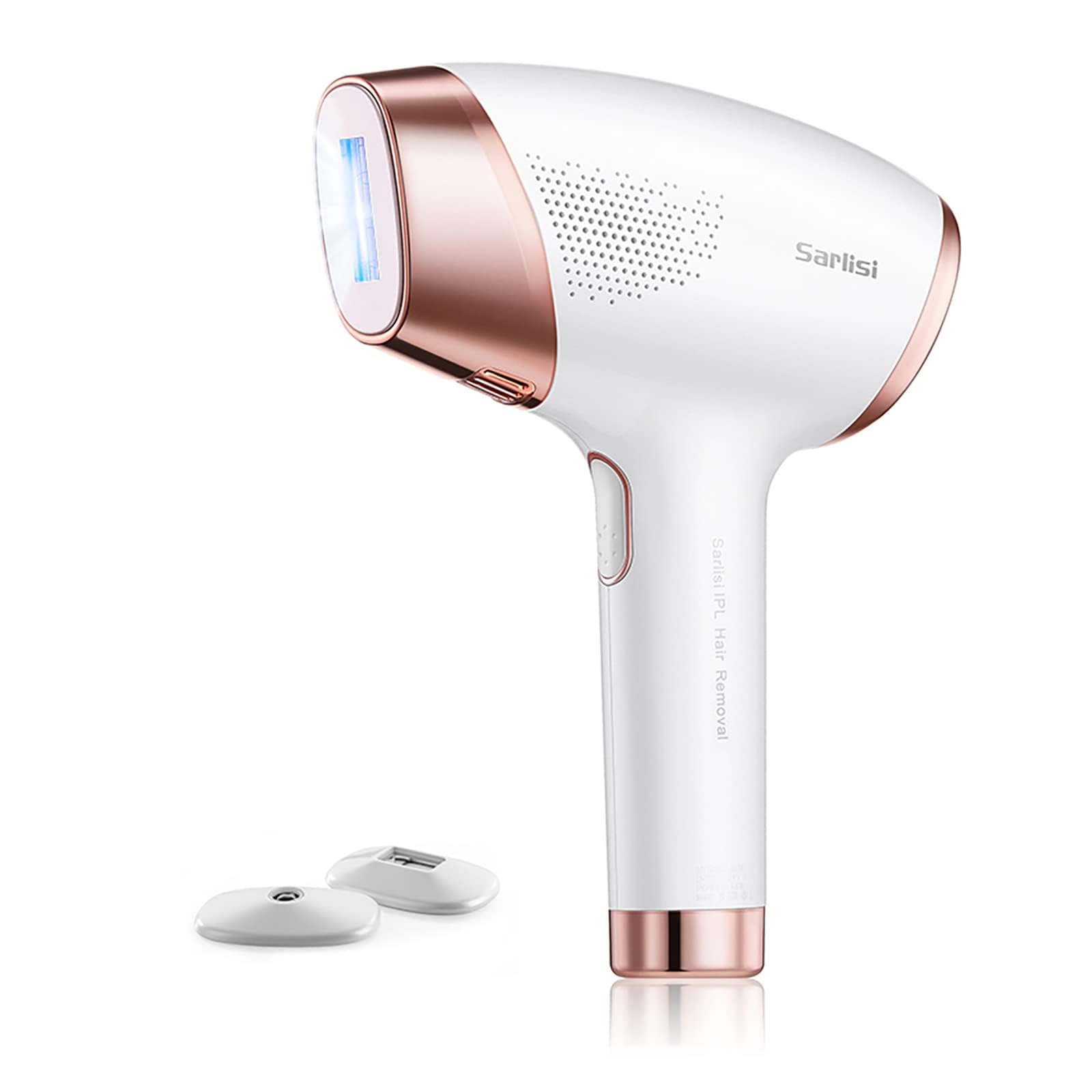 Sarlisi 脱毛器 サファイア冷感脱毛器 光脱毛器 IPL 全身脱毛 60万発照射 男女兼用 9段階無痛脱毛 ムダ毛処理 自動/手動照射モード 髭 脇 VIO対応 家庭用 軽量 メンズ レディース 日本語説明書付き プレゼント White商品画像