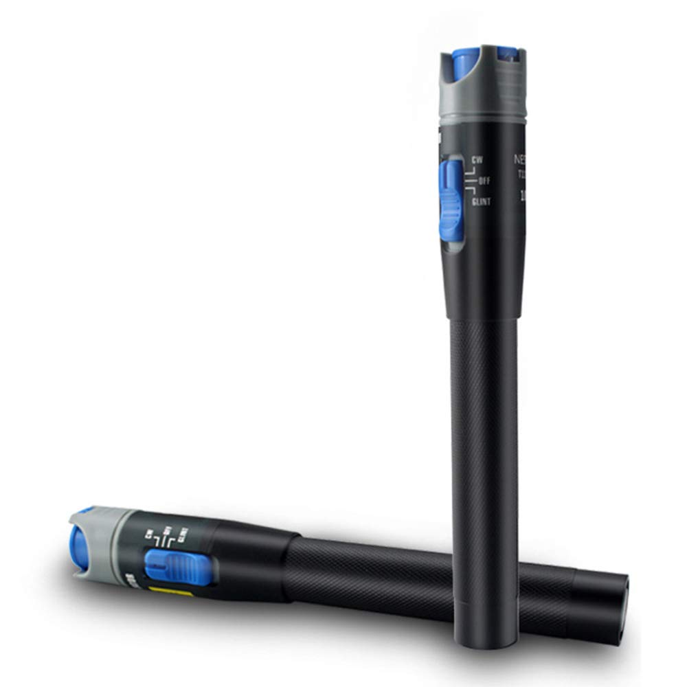 REQO Visual Fault Locator - Aluminium Alloy VFL Fiber Tester, Red Light Pen for Cable Test