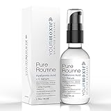 Best Hyaluronic Serum for Face - with Vitamin C - NATURAL and ORGANIC for Intense Hydration and Moisture, Non-greasy, Pure-Highest Quality, Best Hyaluronic Acid for Glowing Skin and Anti-Aging