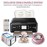 Icinginks Cake Printer Art Package includes Cake Printer, Cake Cartridges, Wafer Paper, Frosting Sheets, Set of 5 Double Tip Cake Markers - Best Cake Image Printer Exclusive Bundle