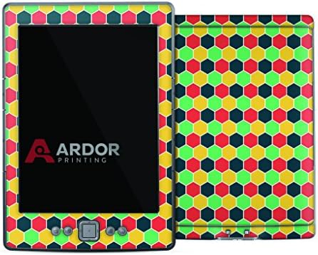 Rasta Hexagons Kindle 4 Wifi Skin/Decal
