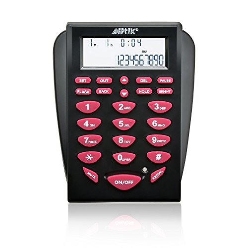 2 AGPtEK+Corded+Telephone+Headset+Dialpad