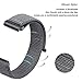 bayite Soft Nylon Bands Compatible with Fitbit Versa Women Men, Breathable Sport Loop Band Replacement Accessories Wristband, Gray