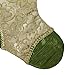 Valery Madelyn 21 inch Traditional Red Green Gold Christmas Stockings with Baroque and Ruffle Velvet Cuff, Themed with Tree Skirt (Not Included)