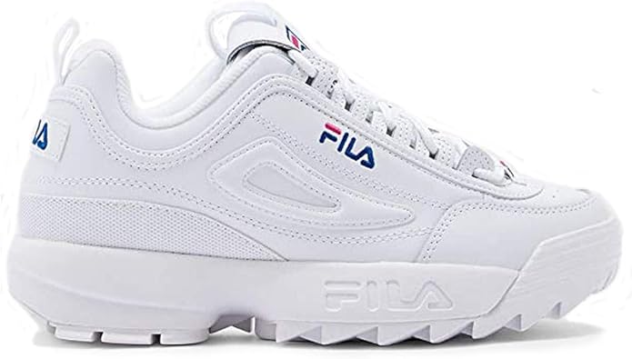 fila sneakers white pink