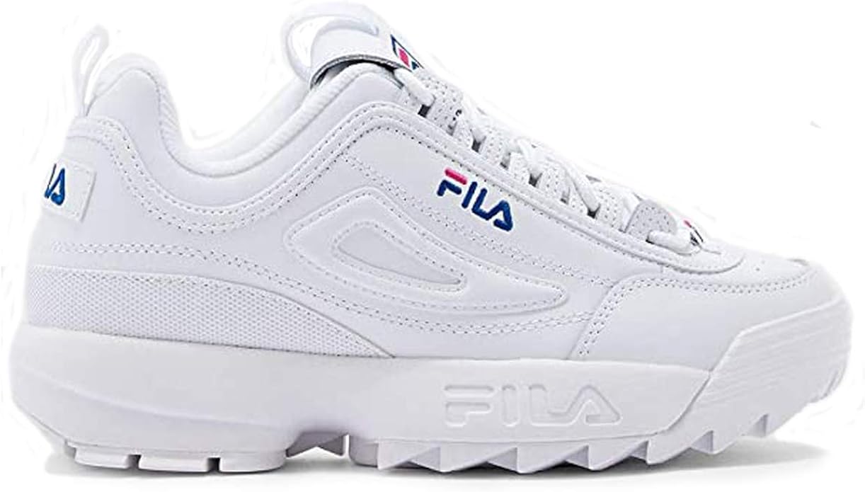 fila disruptor white pink