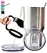 CULOR Tasteless Insulated Metal Tumbler 6-Piece Set | 30oz Double-Walled, Stainless Steel Travel Mug with Straw, Handle, 2 Spill-Proof Lids | Premium & Exclusive Bundle