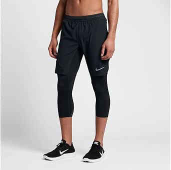 nike hybrid shorts black