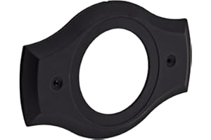 TEAREL Renovation Shower Cover Plate for 2-Handle or 3-Handle to 1-Handle Shower Updates, Matte Black