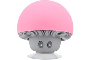 TANGXI Speaker, Mini Portable Bluetooth3.0 Mushroom Speaker, Noise Reduction Subwoofer with Suction Cup Function for Family, Friends, Kids