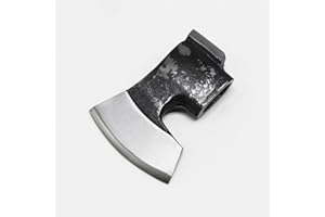 AKBFOX Forged Small Axe Head High Carbon Steel Bushcraft Axe Hatchet Head Camping Wood Chopping