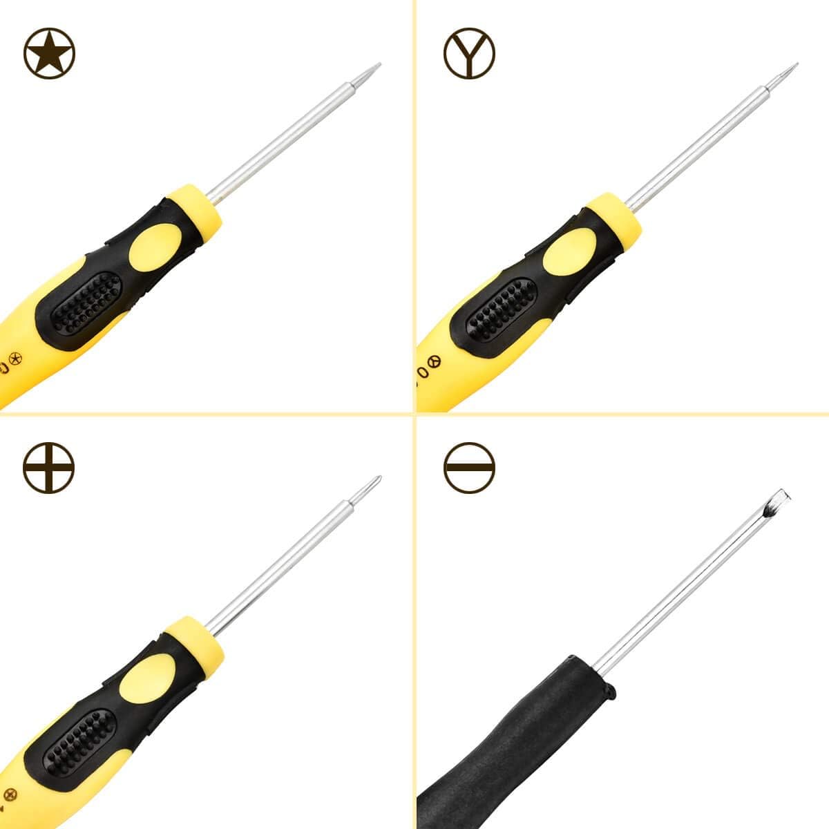 Cellphone Repair Tool Kit for iPhone 4, 5, 5S, 5C, 6, 6S, 7, 8, 8 Plus, iPad, iPod, Samsung Galaxy, Note/Precision Screwdriver Opening Pry Tools Fix iPhone Screen, Battery by NIDAYE: Electronics
