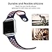 UMAXGET For Fitbit Blaze Bands, Sport Wristband Silicone Replacement Strap with Silver Frame for Fitbit Blaze Smart Fitness Watch Blue&pink small